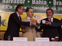 President Lula, President Uribe and Executive Director Osorio